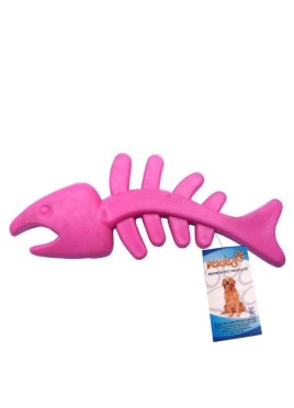 Fekrix Dog Toy Tuff Fish Pink